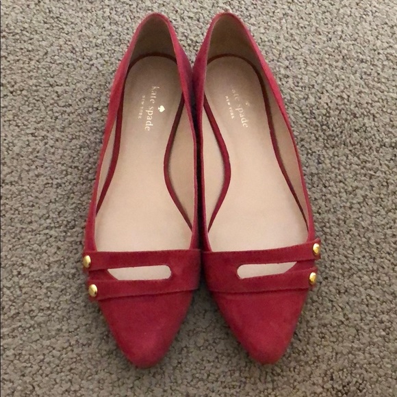 kate spade suede flats